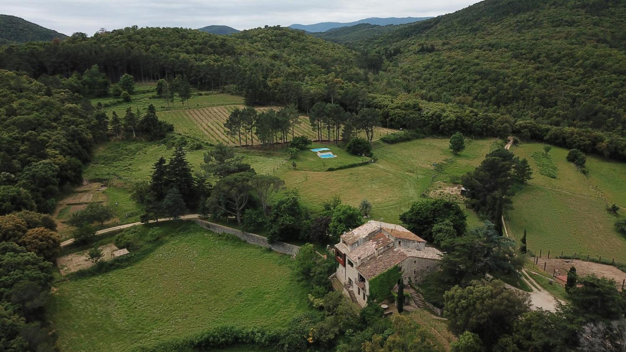 Gasthaus Mas Roquet Maçanet de Cabrenys Exterior foto